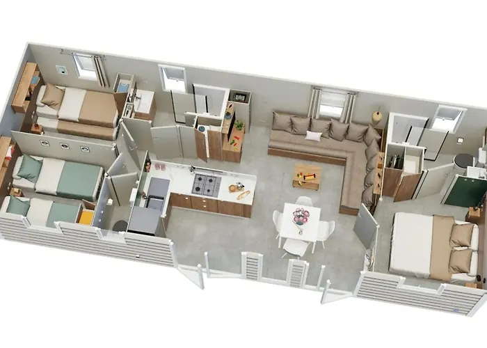 à Avec Piscine Partagée Сasa de vacaciones